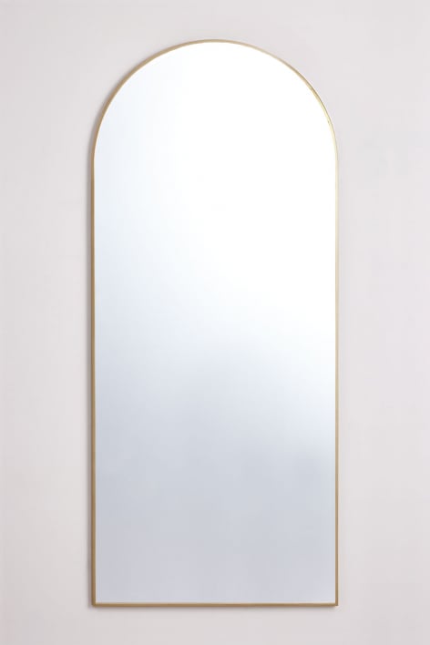 Miroir mural en fer Belm - Or