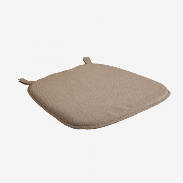 Coussin Pour Chaise De Jardin Gouda Tissu Marron Moka - Sklum