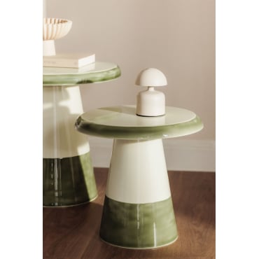 Table de chevet ronde en fer Marcela