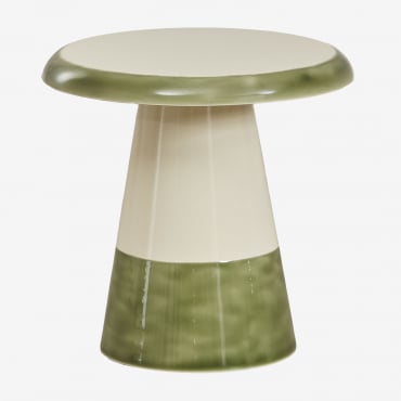 Table De Chevet Ronde En Fer Marcela Ø40 Cm - Sklum