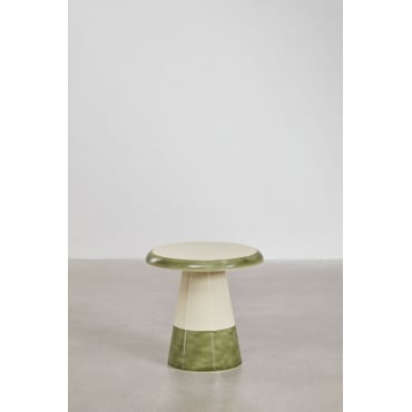 Lot de 2 tables de chevet rondes en fer Marcela