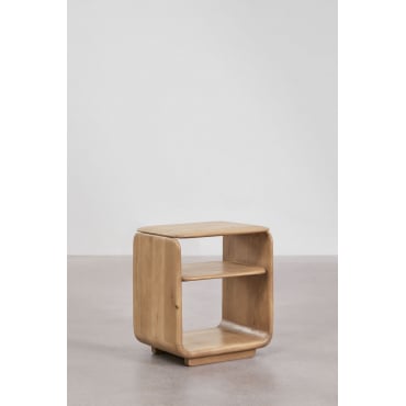 Lot de 2 tables de chevet rectangulaires 40x30 cm en bois Tinsley