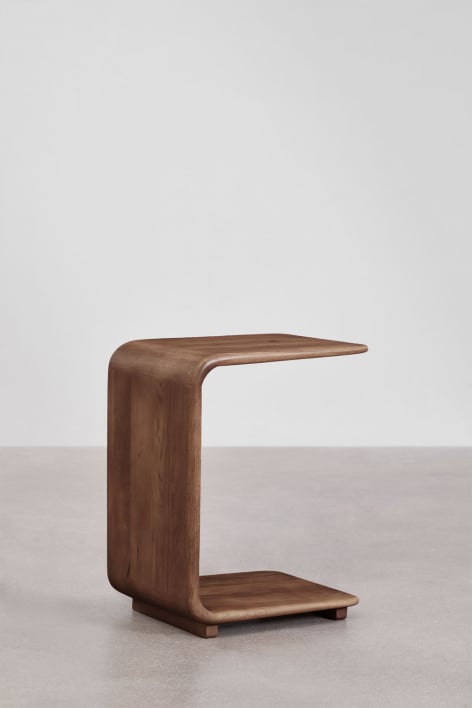 Pack de 2 tables de chevet rectangulaires 40x35 cm en bois Tinsley