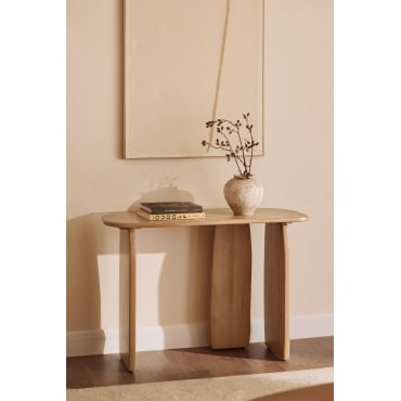 Console d'entrée 110x45 cm en bois de manguier Agathe