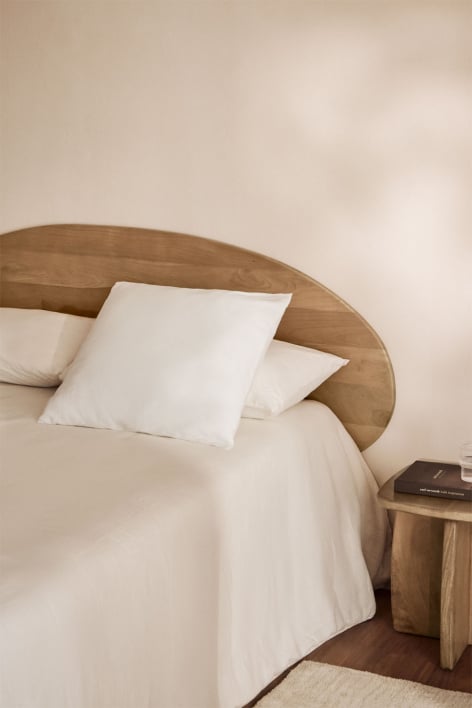 Tête de lit ↔︎180 cm en bois de manguier Agathe - Bois Naturel