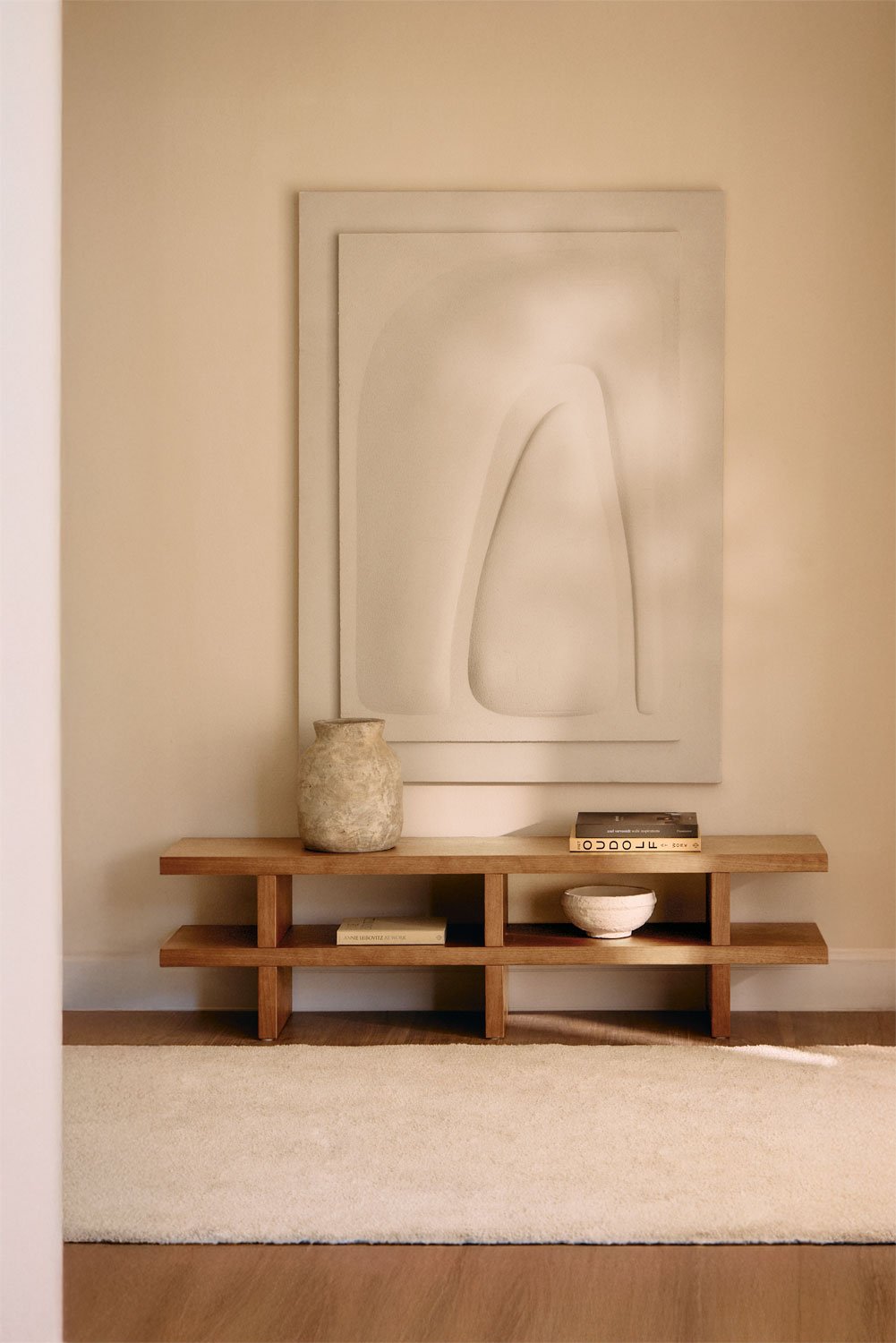 Meuble TV Viviene 150x35 cm en MDF