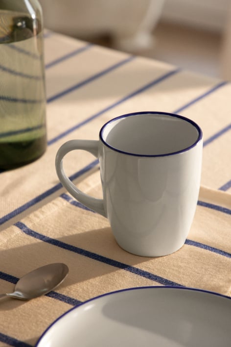 Pack de 2 tasses à café 34 cl en grès Ronilena