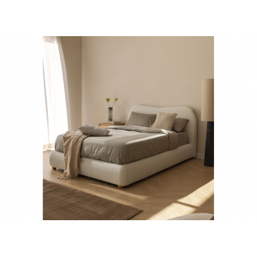 Lit avec sommier coffre tapissé Winselet