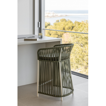 Lot De 2 Tabourets Hauts Sophie Vert Militaire Clair & ↑65 Cm - Sklum