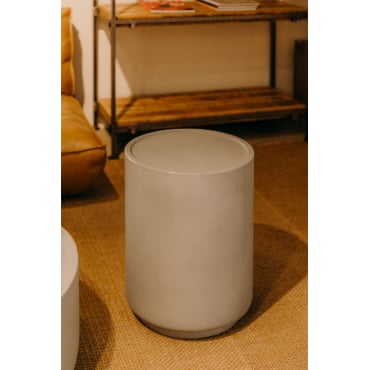 Table d'appoint ronde Ø35 cm en ciment Darwys