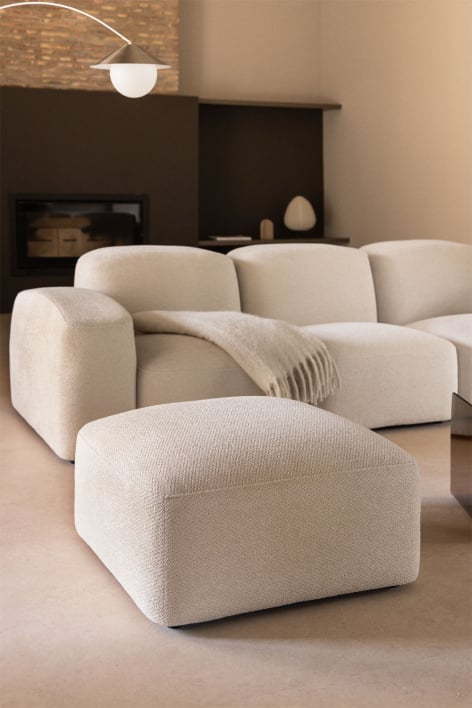 Pouf rembourré Bastian