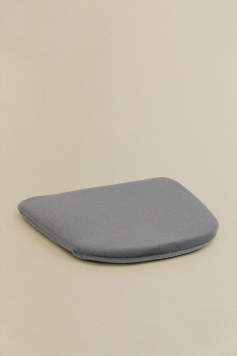 Coussin 31x31 cm pour chaise tapissé Lix - Velours Gris