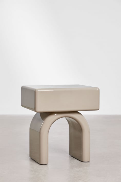 Pack de 2 tables de chevet rectangulaires 50x40 cm en MDF Volire