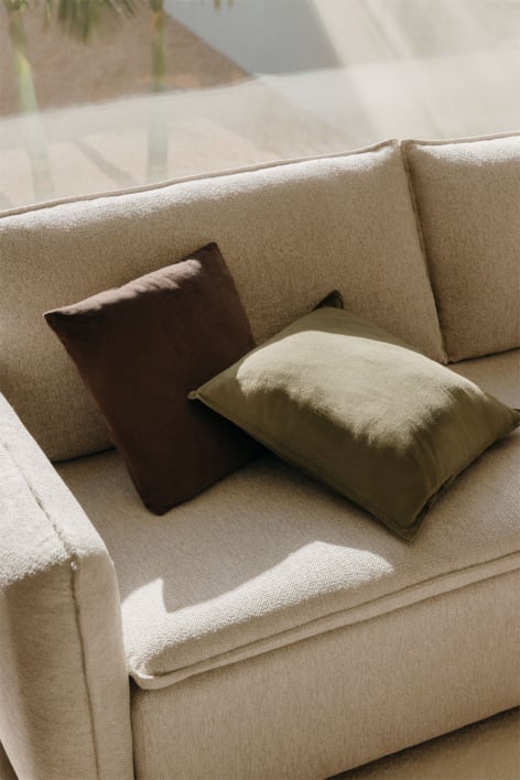 Coussin carré 45x45 cm en coton Elezar