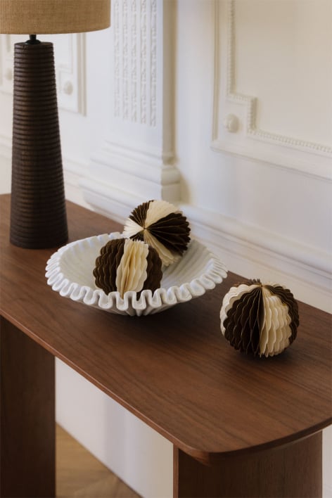 Lot de 3 décorations de Noël en papier Briluma