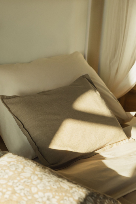 Coussin rectangulaire 35x50 cm en coton Elezar