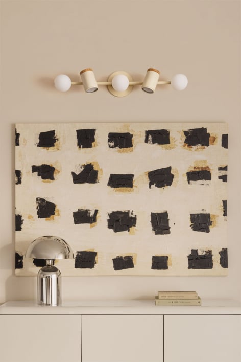 Lampe murale orientable avec 5 points lumineux en fer Amaranto