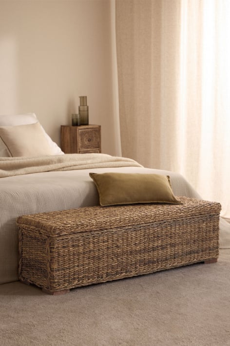 Coffre 120 cm en bois Zunil