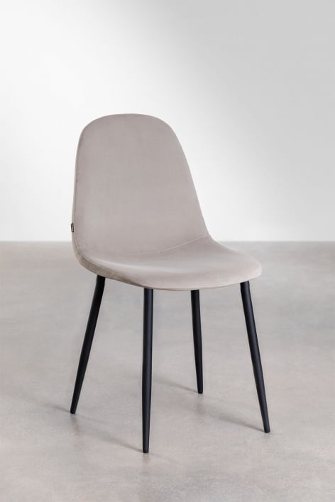 Pack de 2 chaises de salle à manger Glamm - Noir