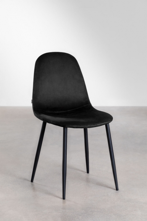 Pack de 2 chaises de salle à manger Glamm - Noir