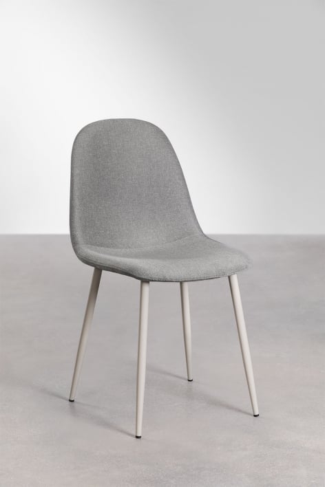 Pack de 4 chaises de salle à manger Glamm - Gris Taupe Clair
