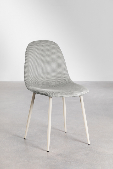 Pack de 4 chaises de salle à manger Glamm - Beige Crème