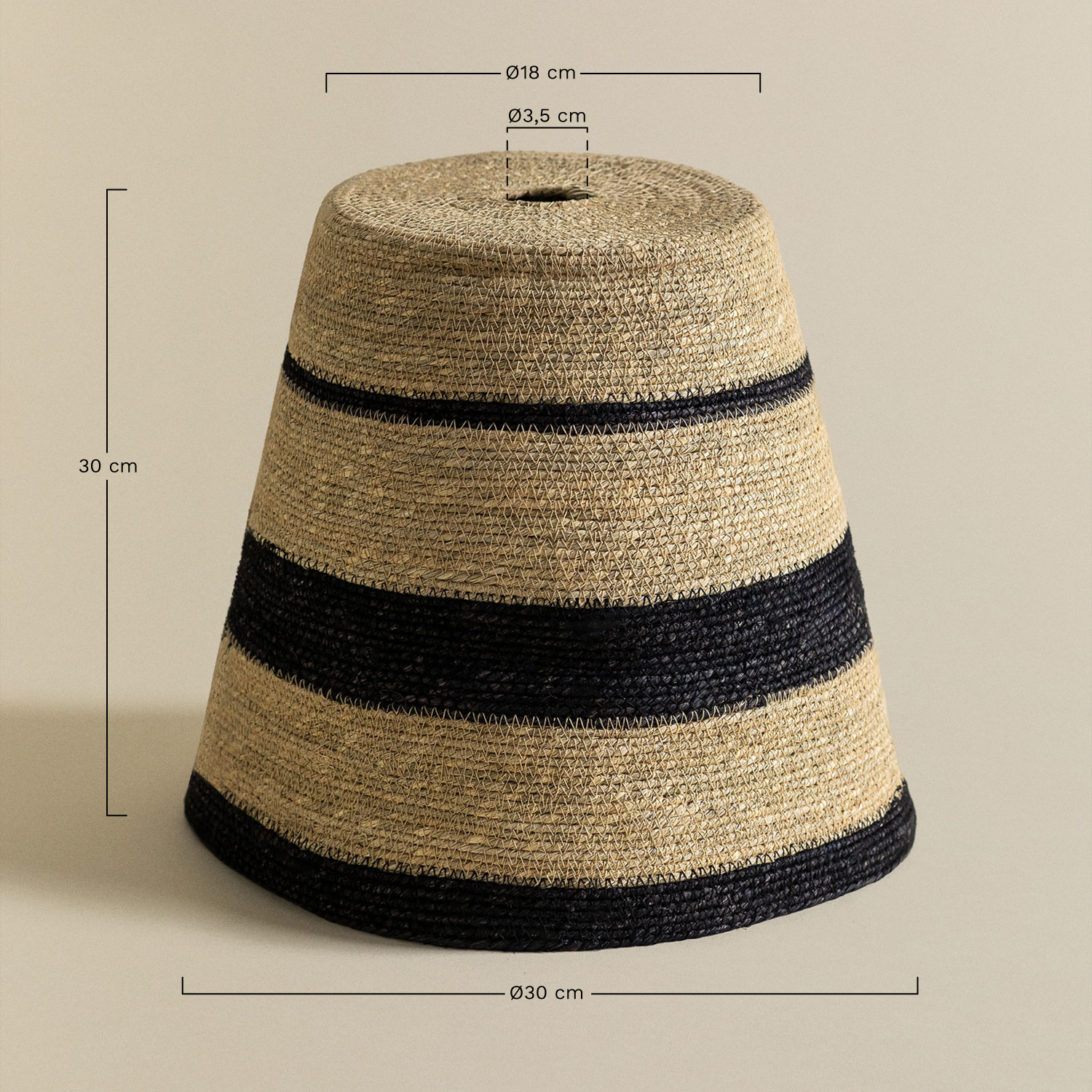 Abat-Jour Tanaya, mesures