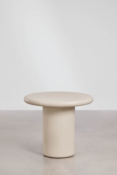 Table à manger ronde en ciment Namara