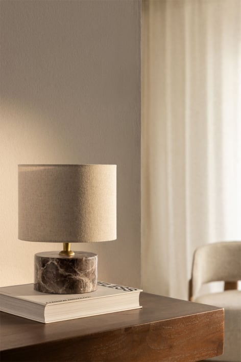Base de lampe de table en pierre naturelle Orlena
