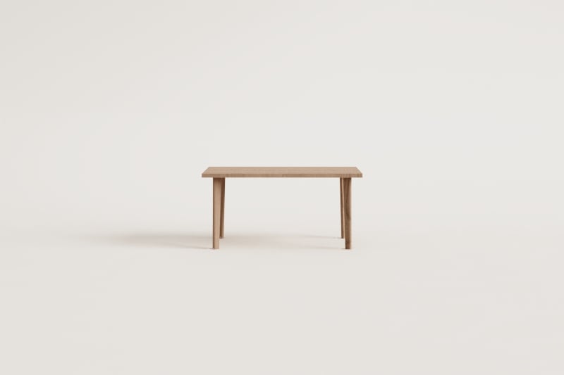 Table basse rectangulaire de jardin 90x50 cm en bois d'acacia Kaela
