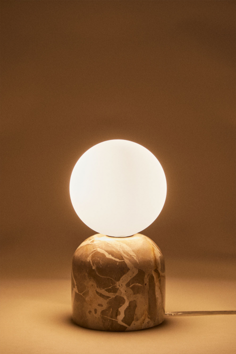 Lampe de table en pierre naturelle Tumkur