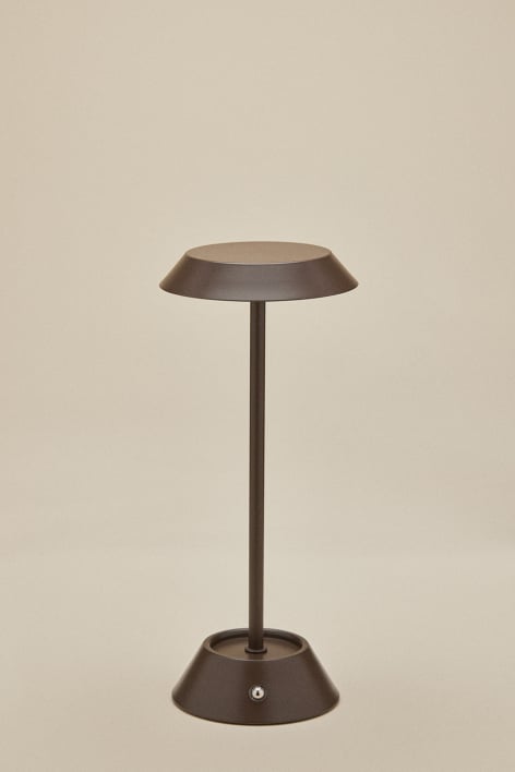Lampe de table LED sans fil pour extérieur en fer Oravella