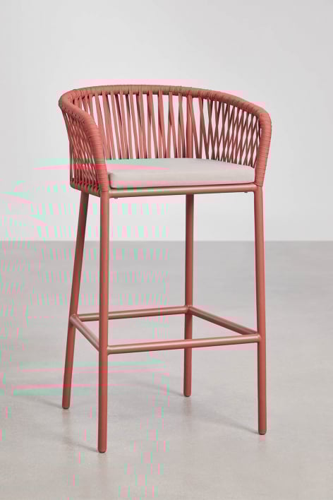 Tabouret de jardin haut Arhiza - Terracota