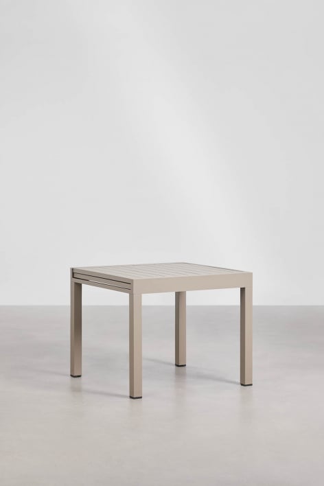 Table de jardin extensible en aluminium Starmi 90-180x90 cm