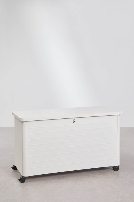 Coffre de rangement pour jardin en acier Forzan