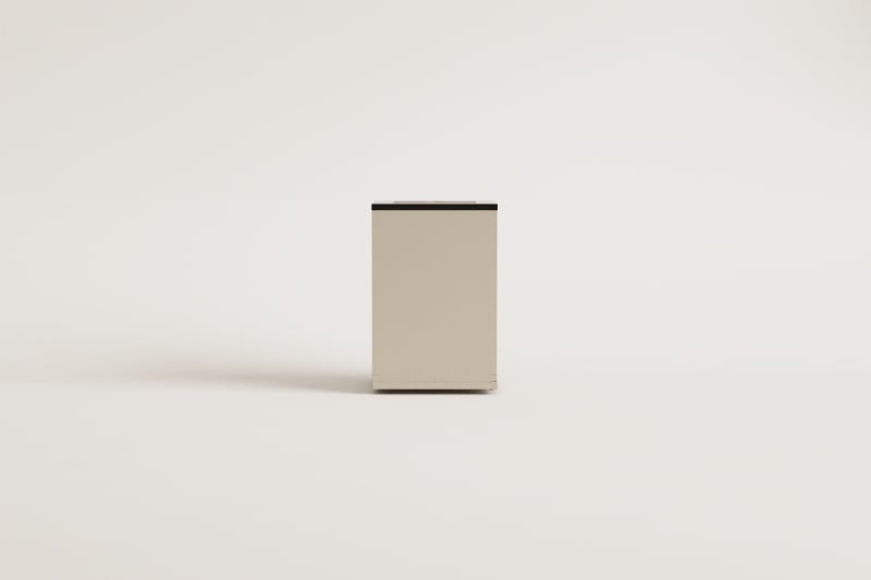 Module d'angle de rangement pour cuisine modulaire extérieure en acier Rivana