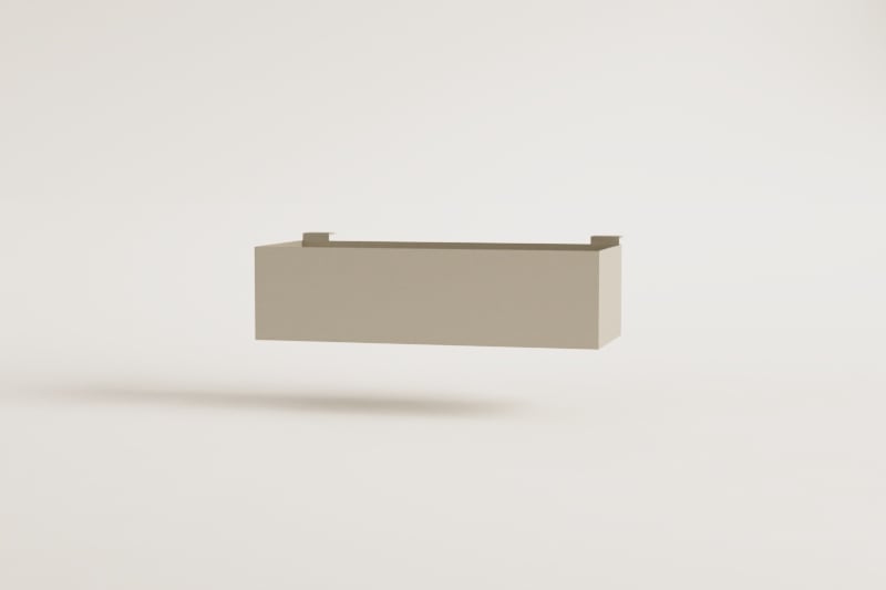 Panier de rangement modulaire pour cuisine extérieure en acier Savona