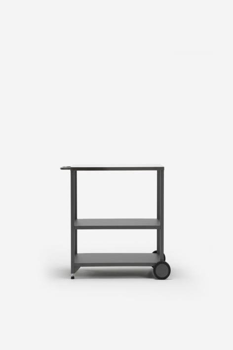 Chariot de cuisine modulaire d'extérieur en acier Savona