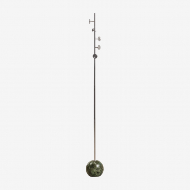 Porte-manteau Sur Pied En Fer Et Marbre Felora Marbre Vert Forest - Sklum