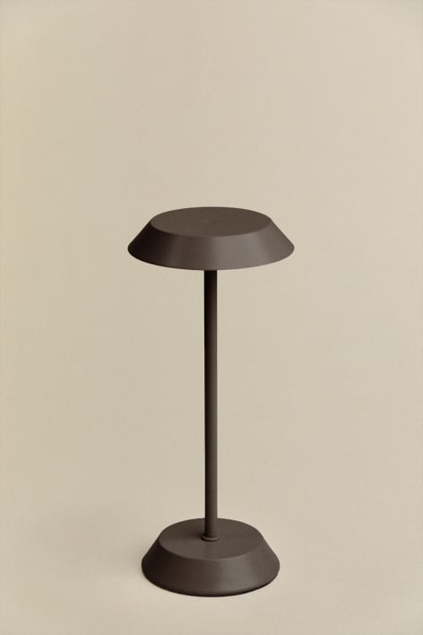 Lampe de table LED sans fil en fer Oravella - Marron Chocolat