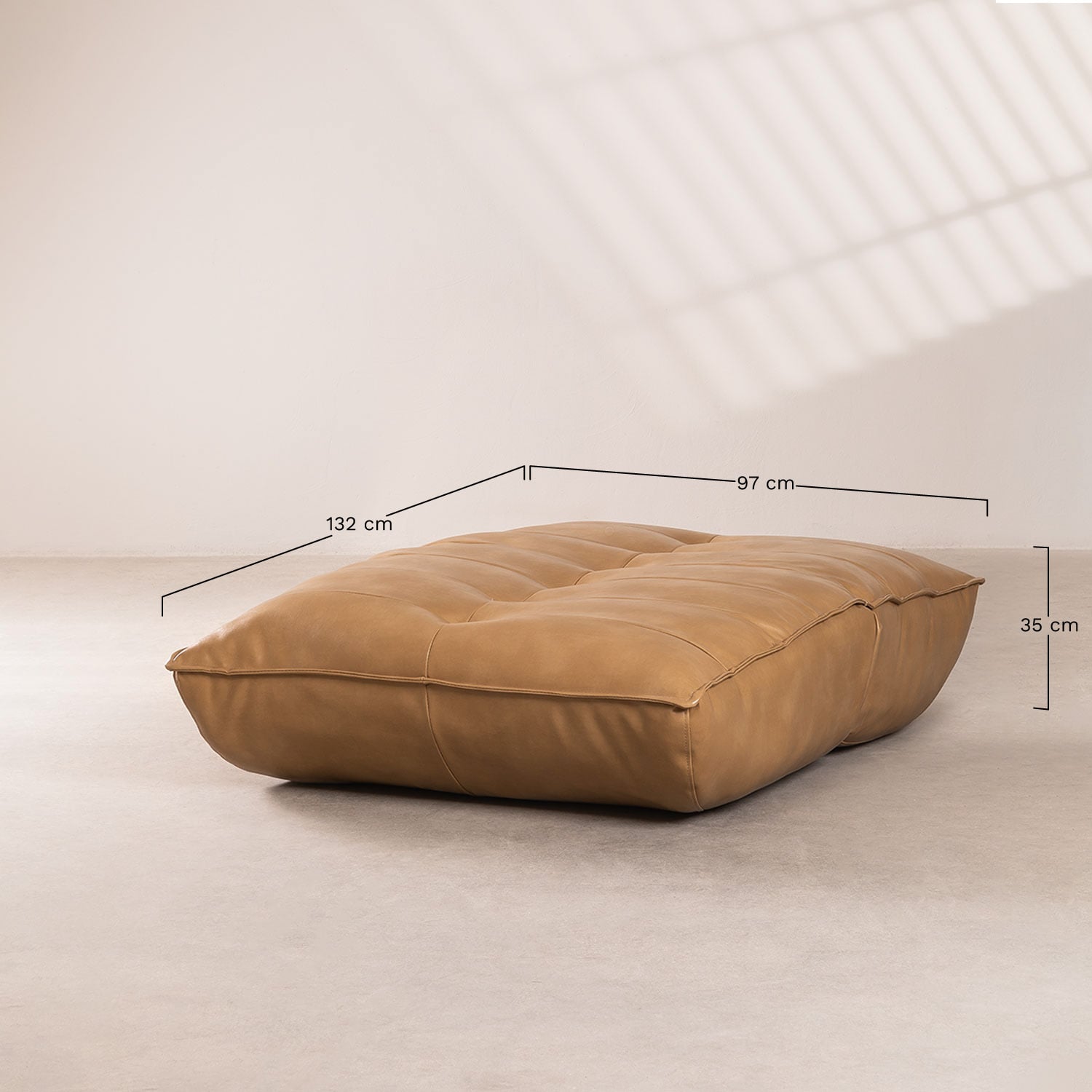 Fauteuil inclinable rembourré Mati, mesures