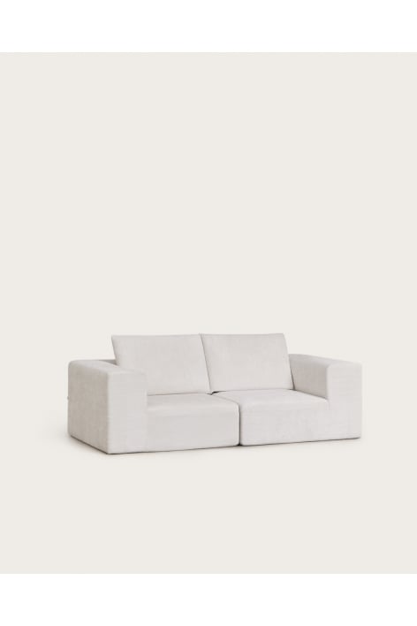 Canapé modulaire 2 pièces en chenille emballé sous vide Norridge