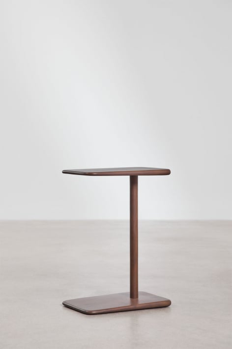 Pack de 2 tables de chevet rectangulaires 40x25 cm en bois Tinsley