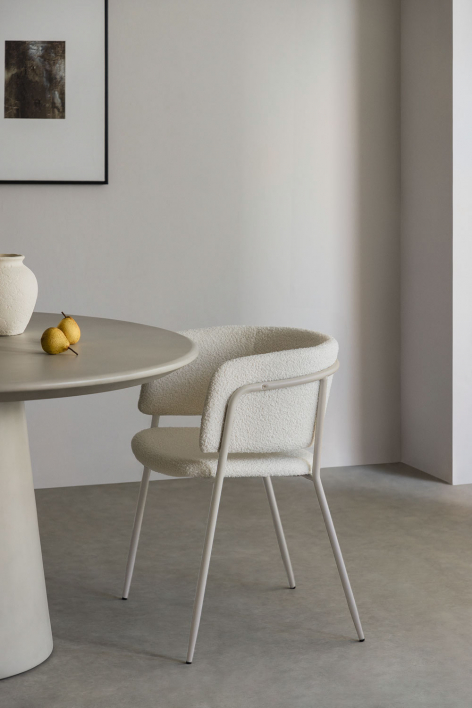 Chaise de salle à manger rembourrée Nalon