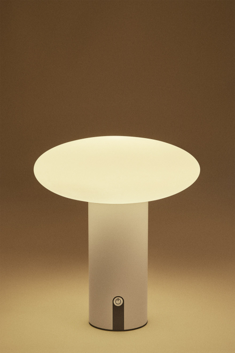 Lampe de table LED sans fil en fer Zosima