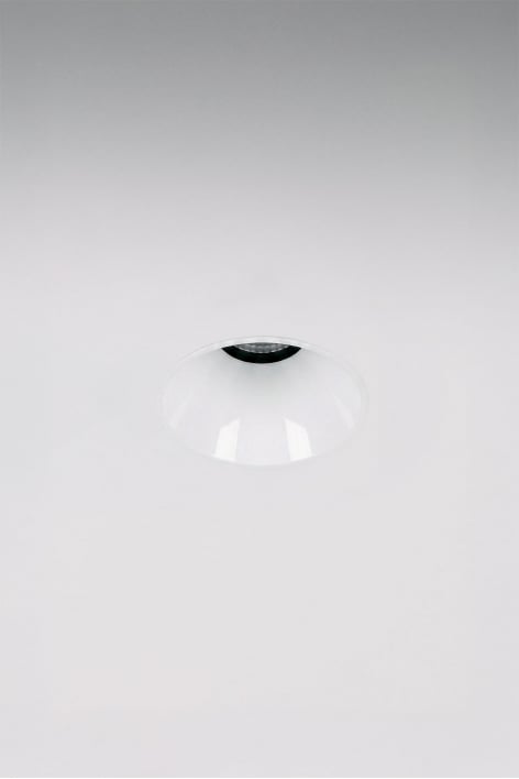 Downlight LED encastrable sans cadre trimless rond Ø3,6 cm pour extérieur en aluminium Luisiana