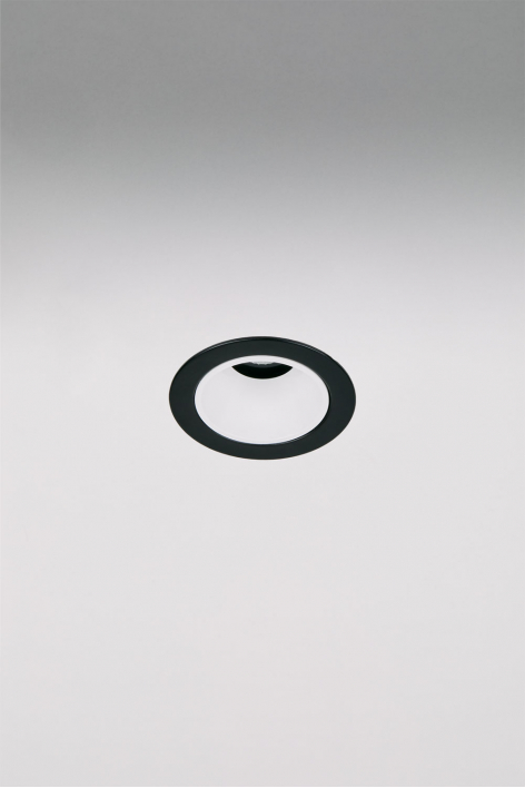 Downlight LED encastrable avec cadre rond Ø5 cm en aluminium Luisiana