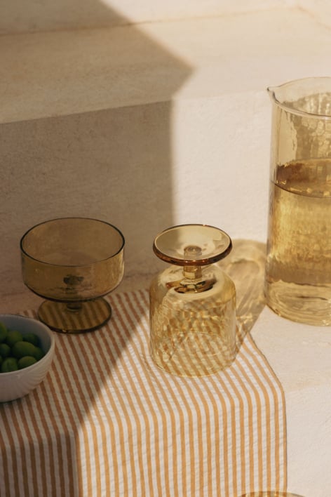 Pack de 4 verres à vin 38 cl en verre Leomie