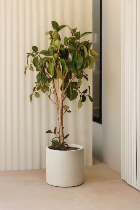 Pot de fleurs d'extérieur en ciment Aurevi