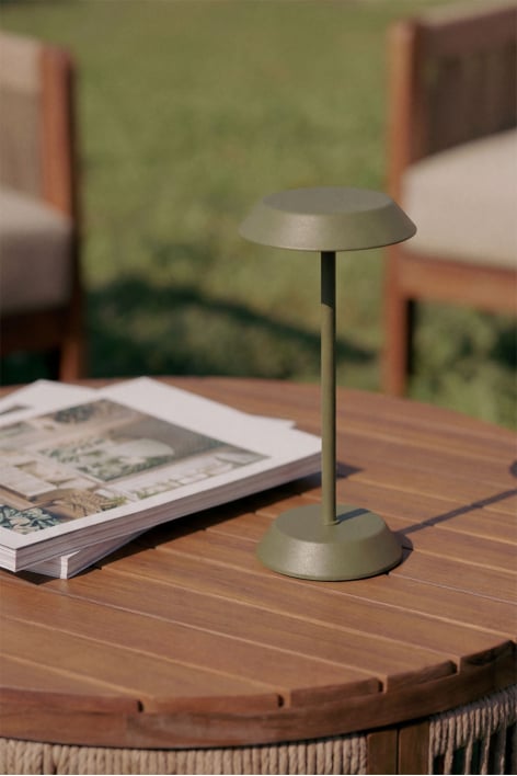 Lampe de table LED sans fil pour extérieur en fer Oravella